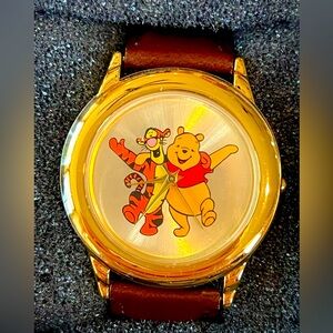Rare Limited Edition Disney Relic Pooh & Tigger Watch with case, never used.